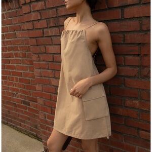 OAK + FORT black Utility Dress